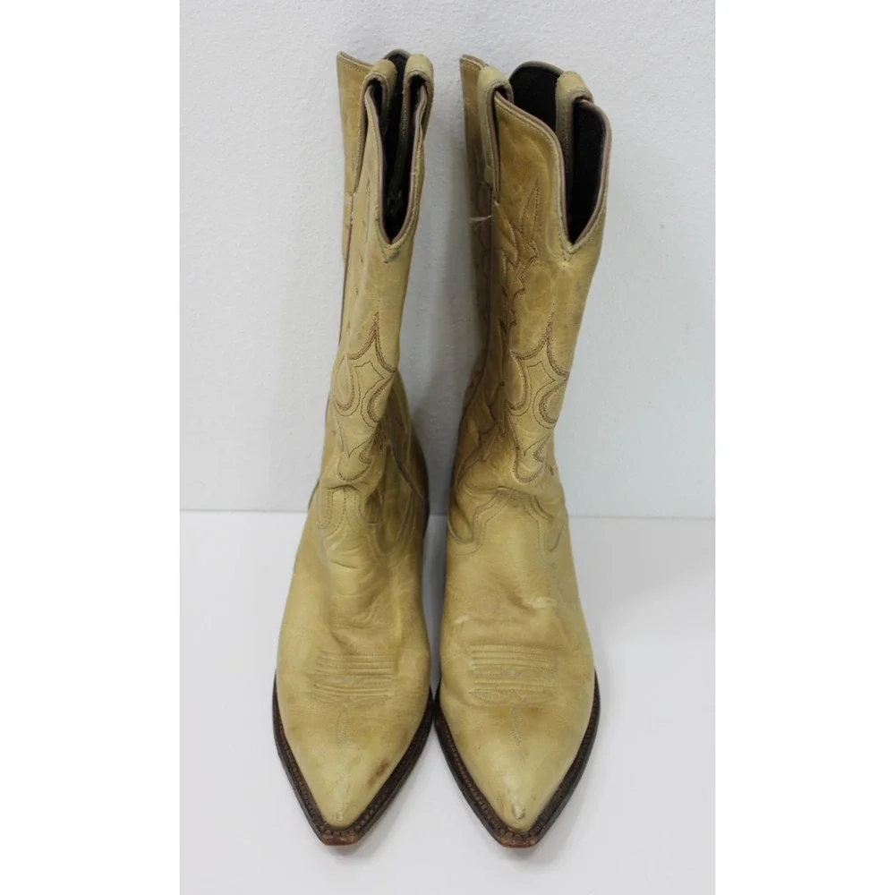 Vintage Code West Women's Western Cowboy Boots Leather Size 6.5 M 41149